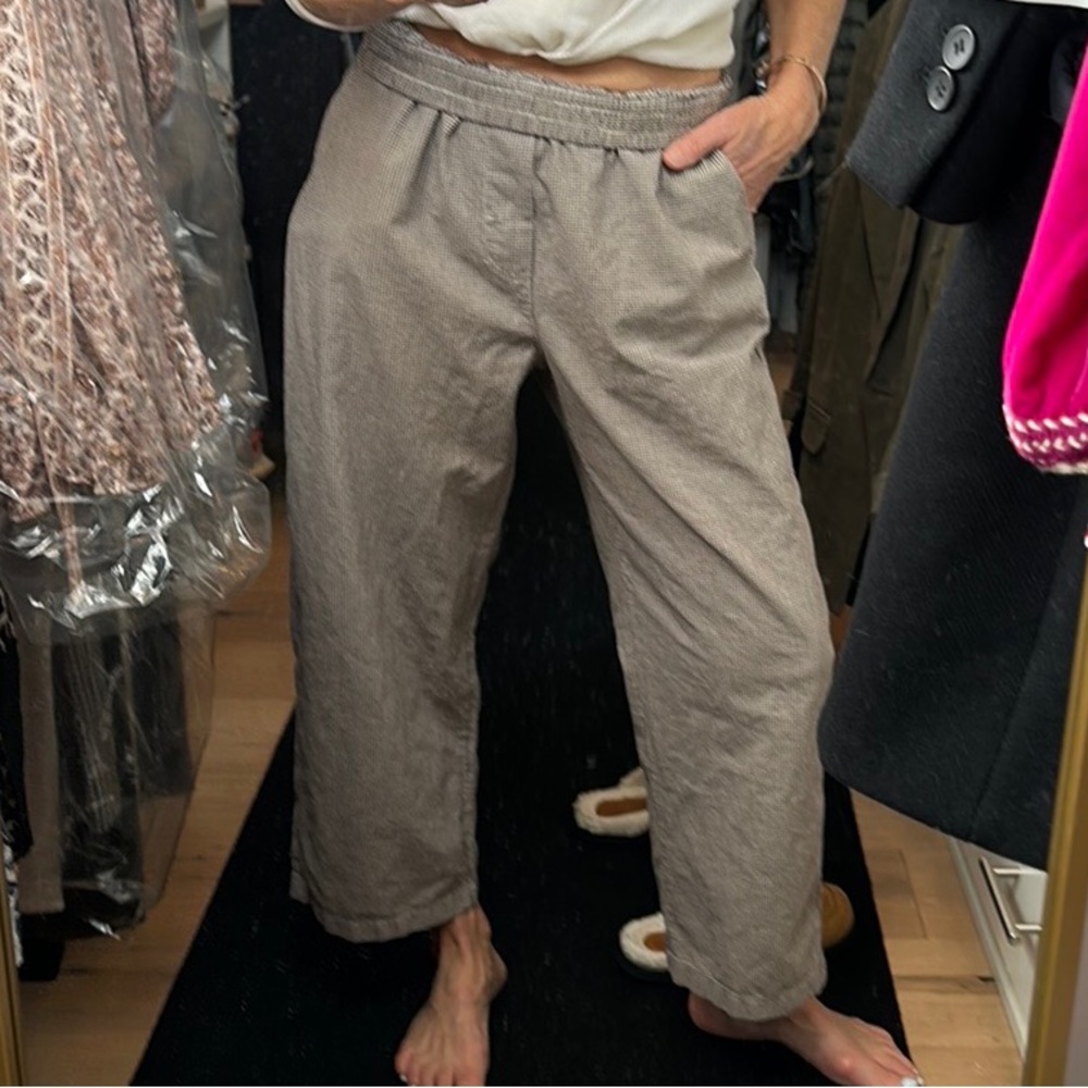 Zara baggy unisex check pants